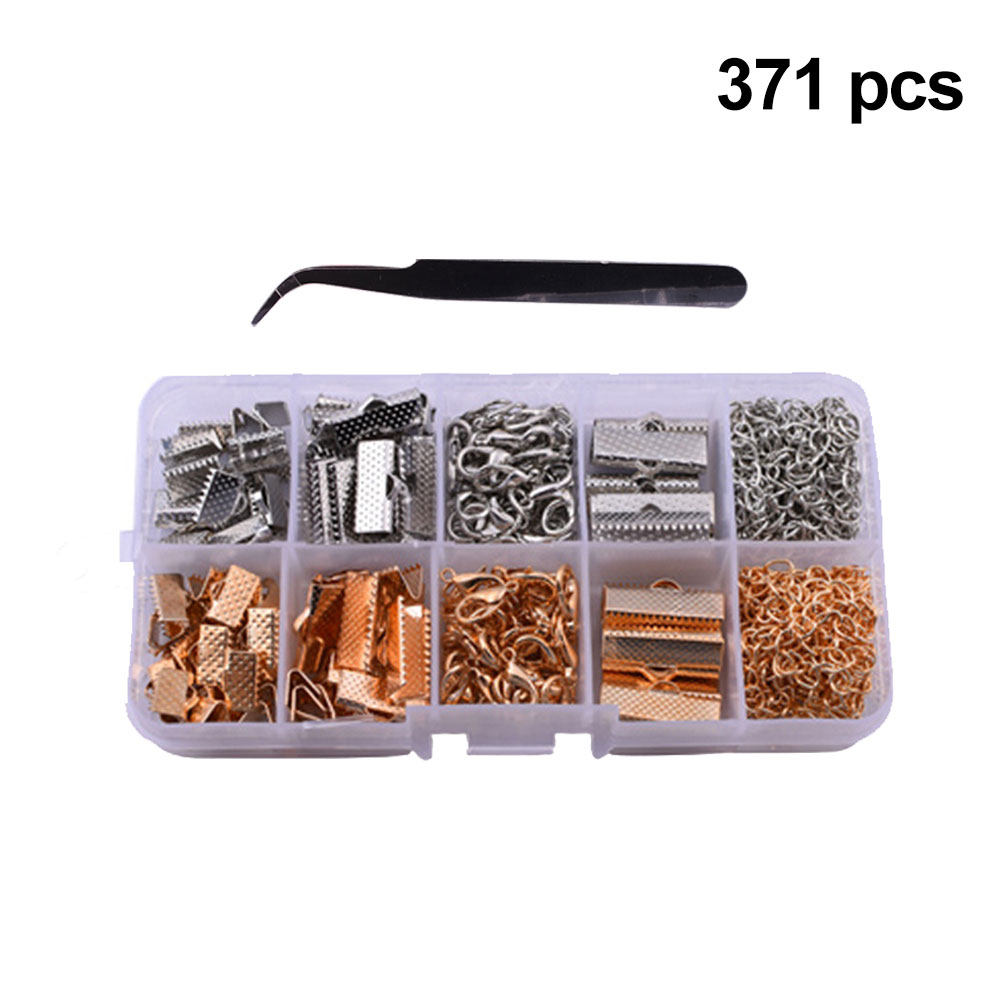 Jewelry Making Tools - 371-częściowy zestaw do tworzenia biżuterii, złota