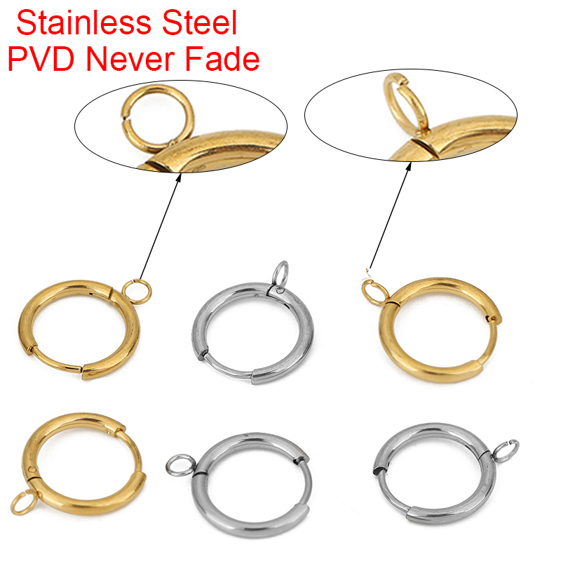 Jewelry Making Articles - 10 szt. Haczyki do kolczyków PVD,