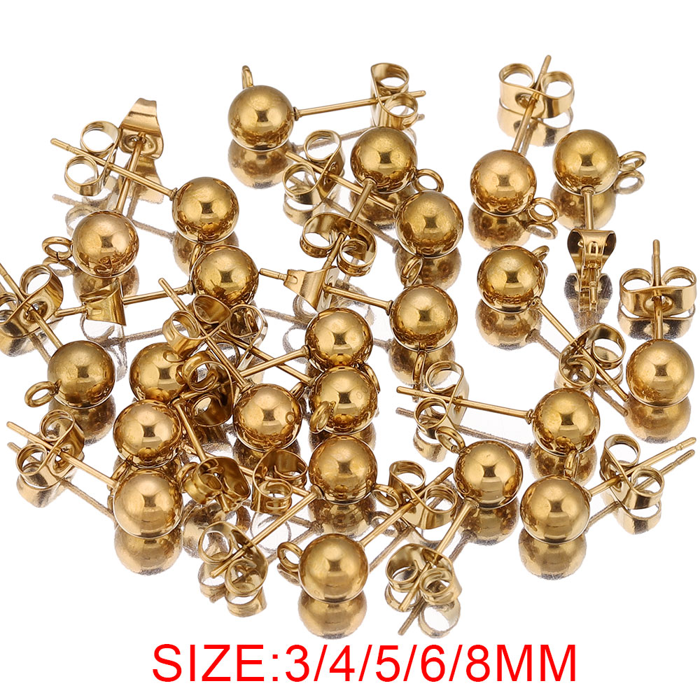 Jewelry Making Loops - 20 szt. Stal Nierdzewna 4 5