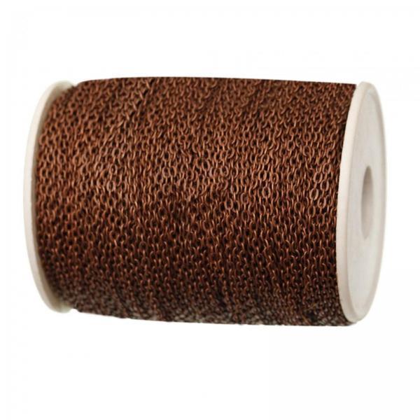 Chain Roll Cable - Łańcuszek z ogniwami w kształcie kabelu,