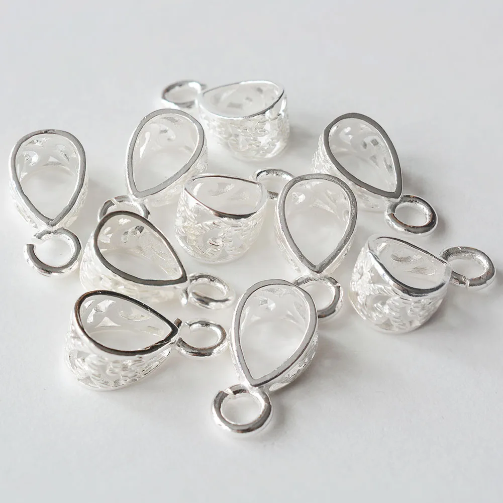 Jewelry Making Loops - 925 Sterling Silver Slider Zapięcie na