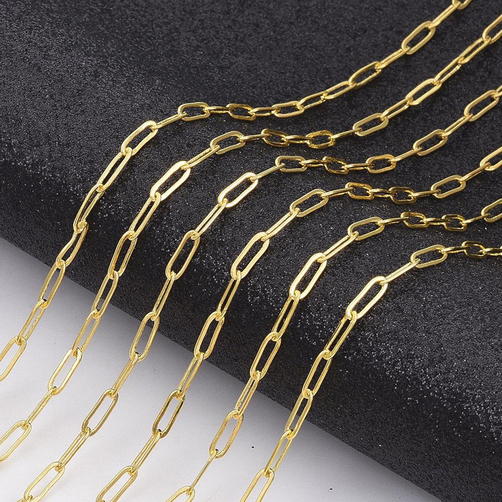Chain Roll Cable - Łańcuszki do naszyjników 16 stóp /