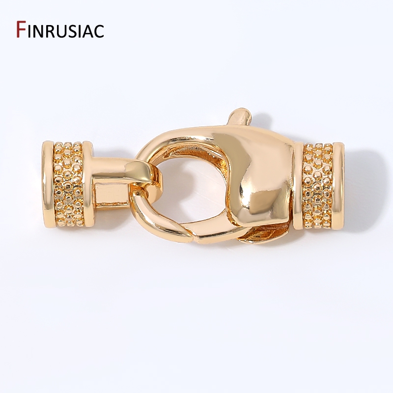 Jewelry Making Articles - Złote (14K) pozłacane mosiężne zapięcia typu