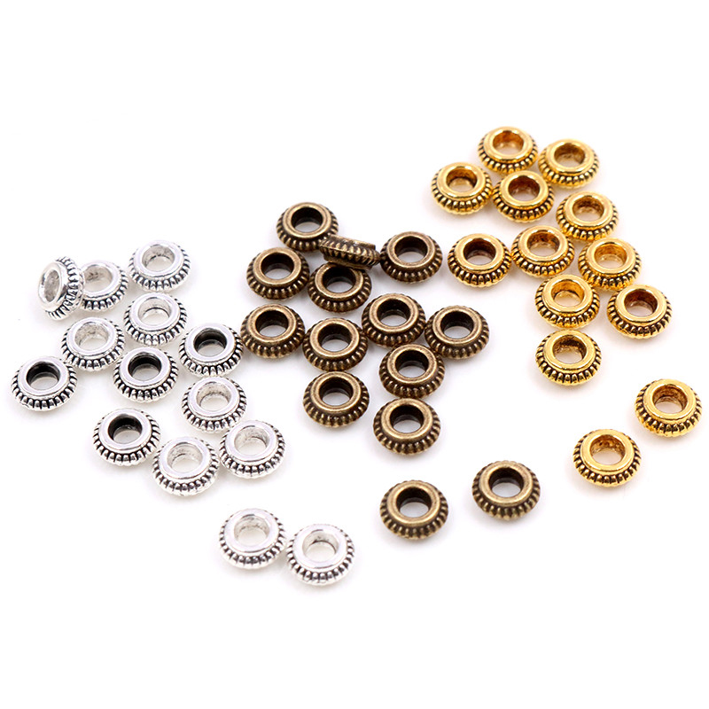 Eyepin Ball End - 50 sztuk/partia Antique Gold Silver Plated