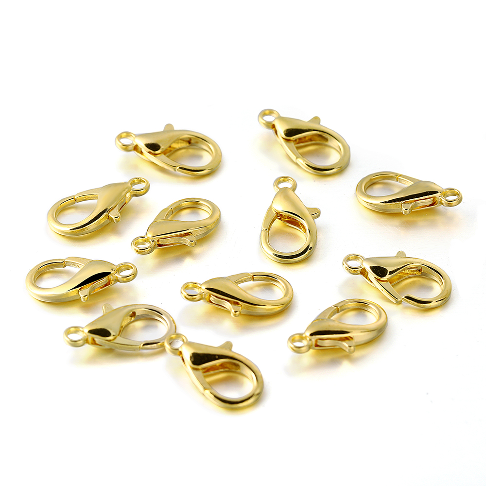 Jewelry Making Articles - 10 szt. Zapięć typu karabińczyk w