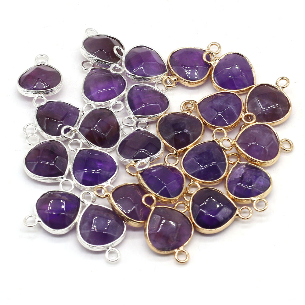 Jewelry Making For Adults - 2 szt. Złącza z kamienia naturalnego