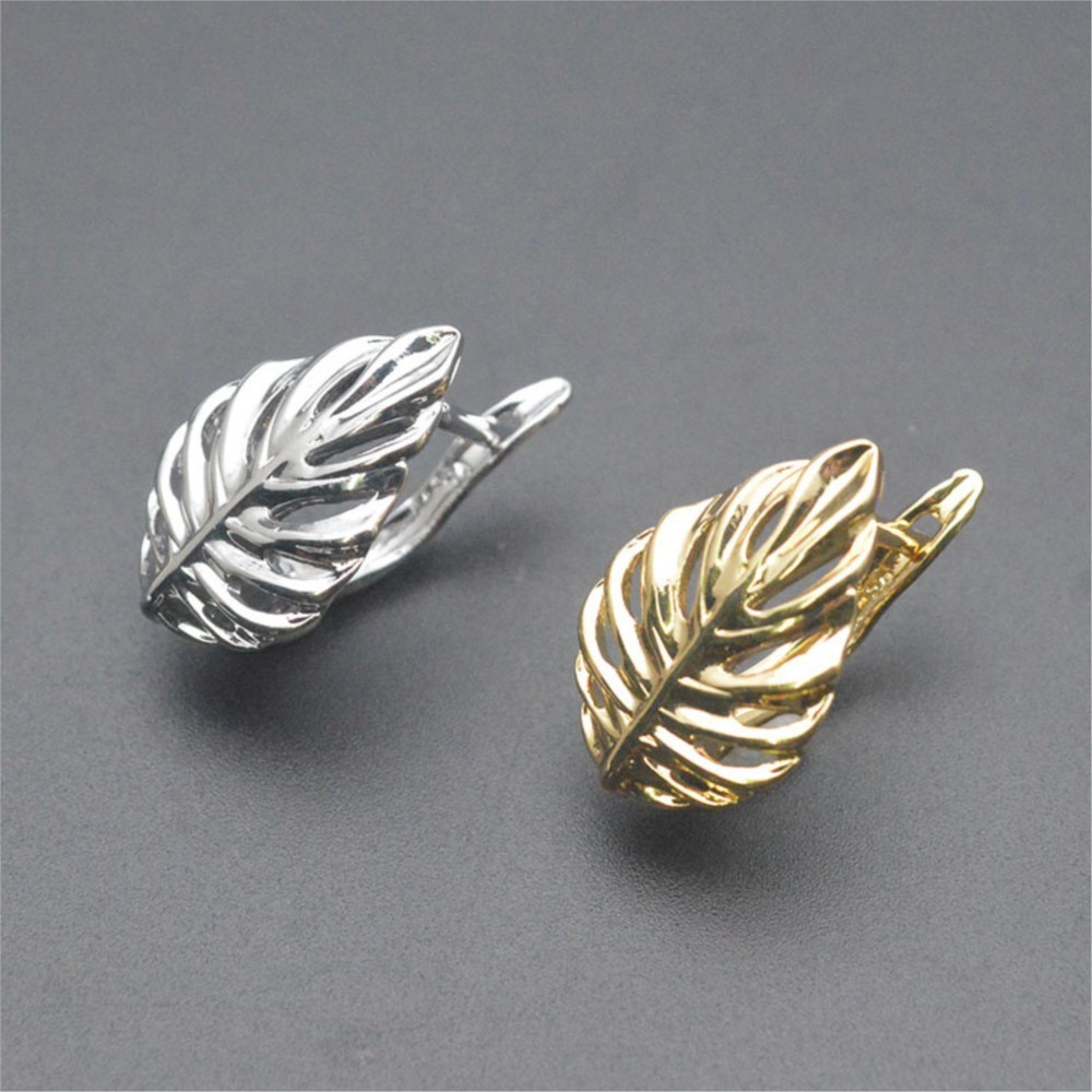 Jewelry Making Articles - 1/2 szt. Pozłacane 18-karatowym złotem mosiężne