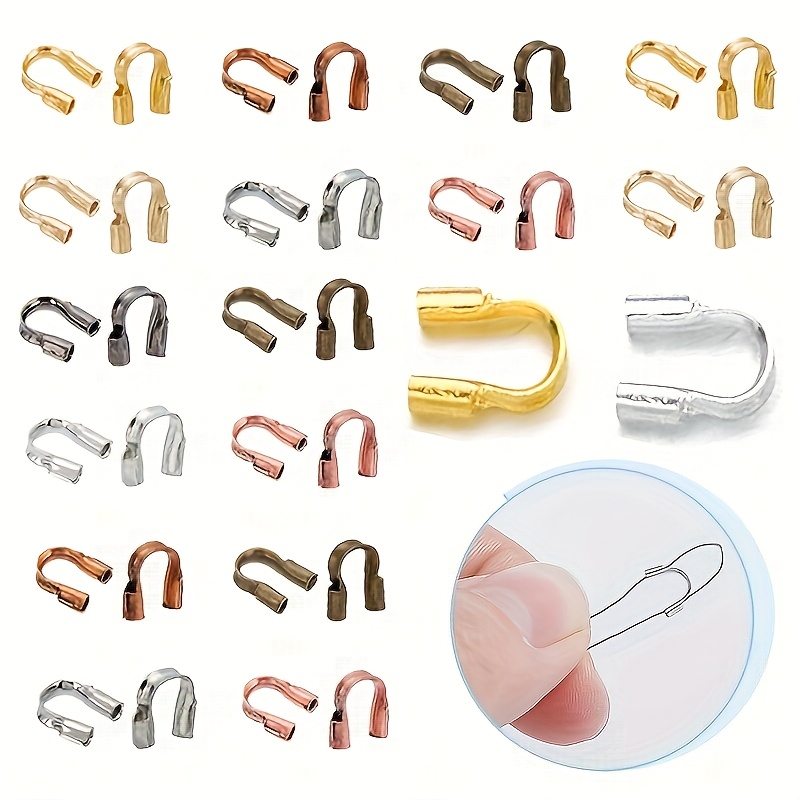 Jewelry Making Loops - 100-300 szt. Ochraniacze na drut 3X4mm,
