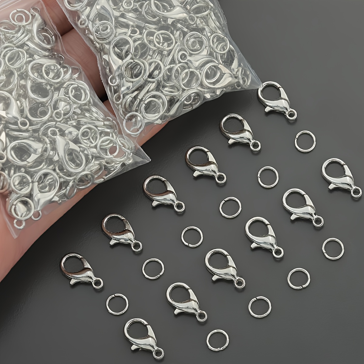 1/2/300 szt. Zapięcia typu kar – Jewelry Making Loops recenzja i cena