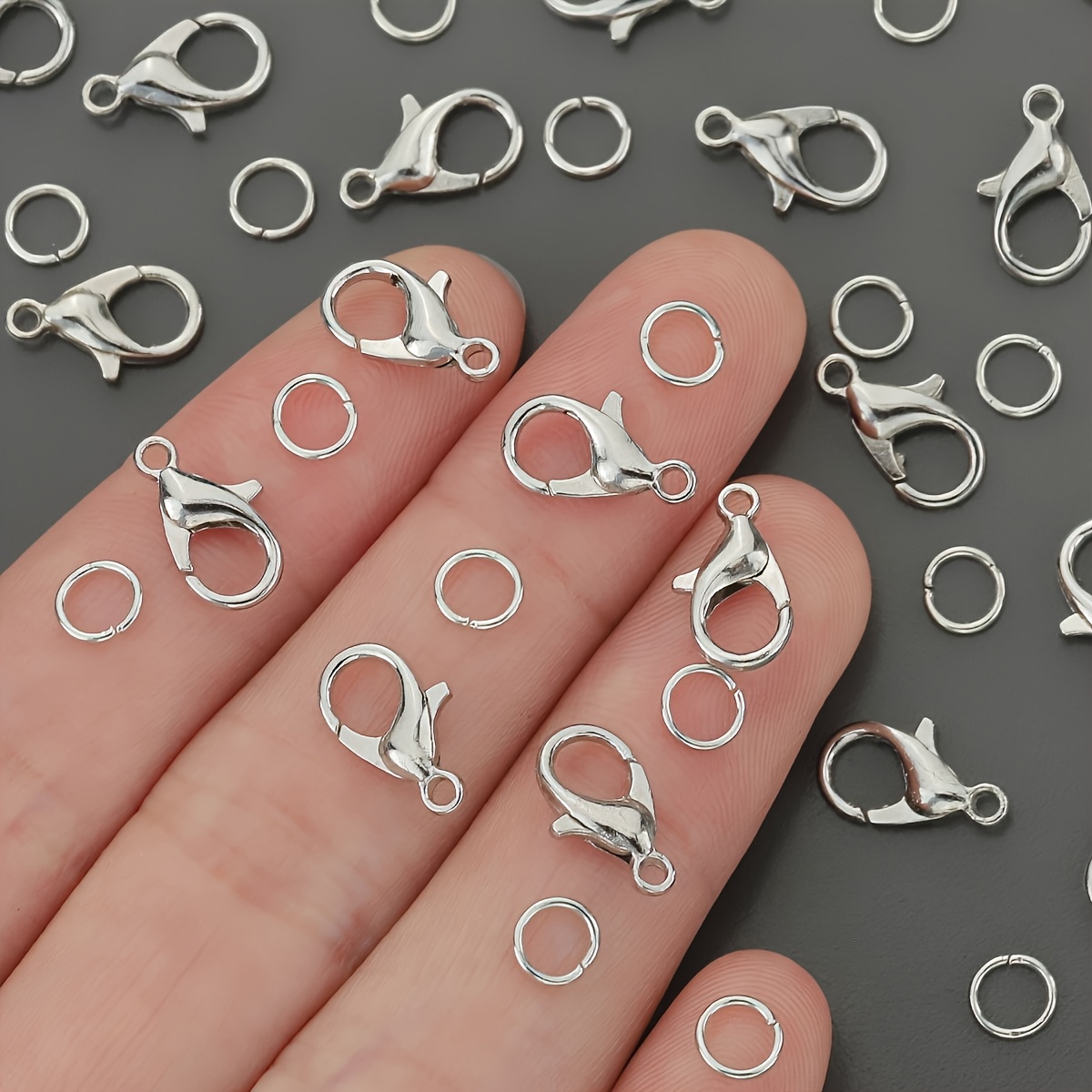 1/2/300 szt. Zapięcia typu kar – Jewelry Making Loops recenzja i cena