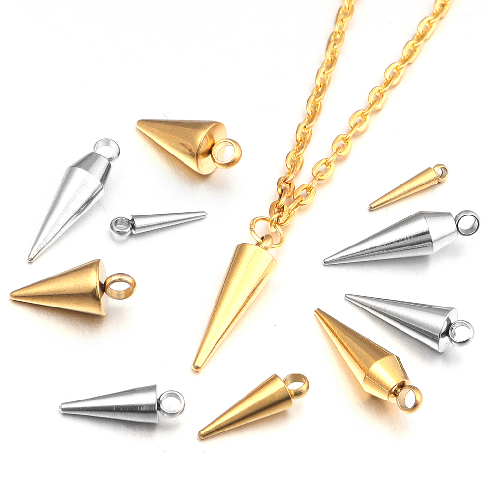 10 SZT. Stalowe Zawieszki Stoż – Jewelry Making For Adults recenzja i cena