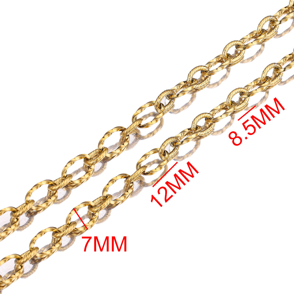 Nie blaknący 1-metrowy złoty ł – Chain Roll Cable recenzja i cena