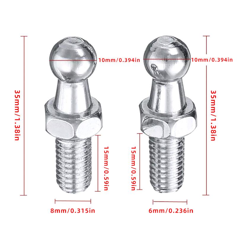 2 szt. Uniwersalne samochodowe – Eyepin Ball End recenzja i cena