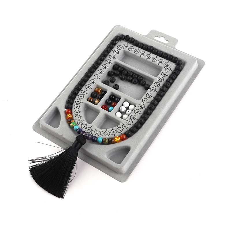 1PC Szara flokowana tablica z  – Jewelry Making Table recenzja i cena