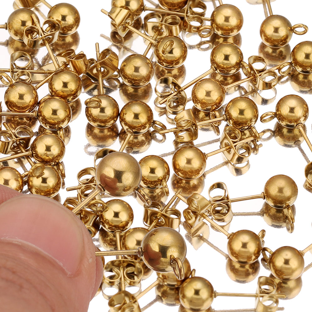 20 szt. Stal Nierdzewna 4 5 6  – Jewelry Making Loops recenzja i cena