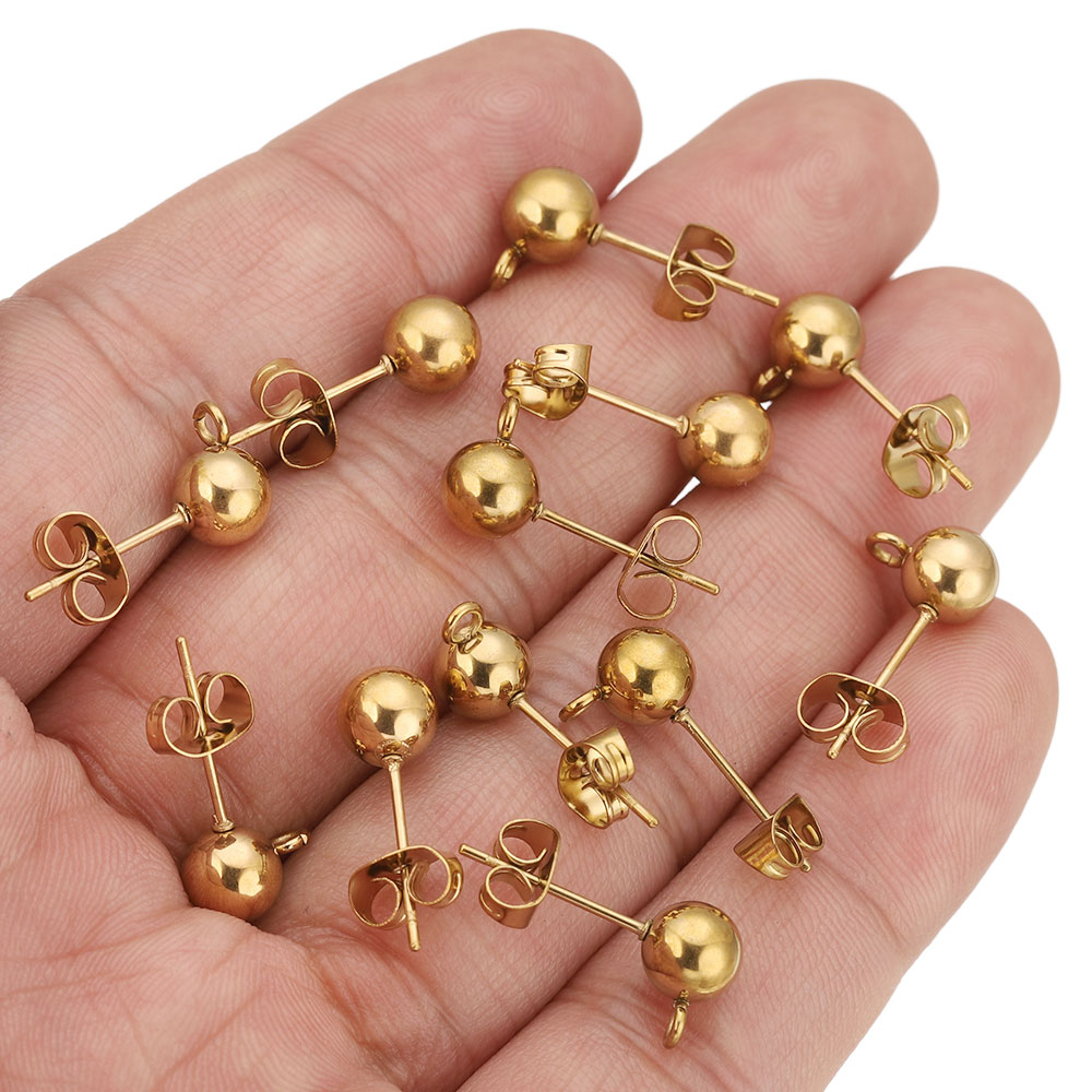 20 szt. Stal Nierdzewna 4 5 6  – Jewelry Making Loops recenzja i cena