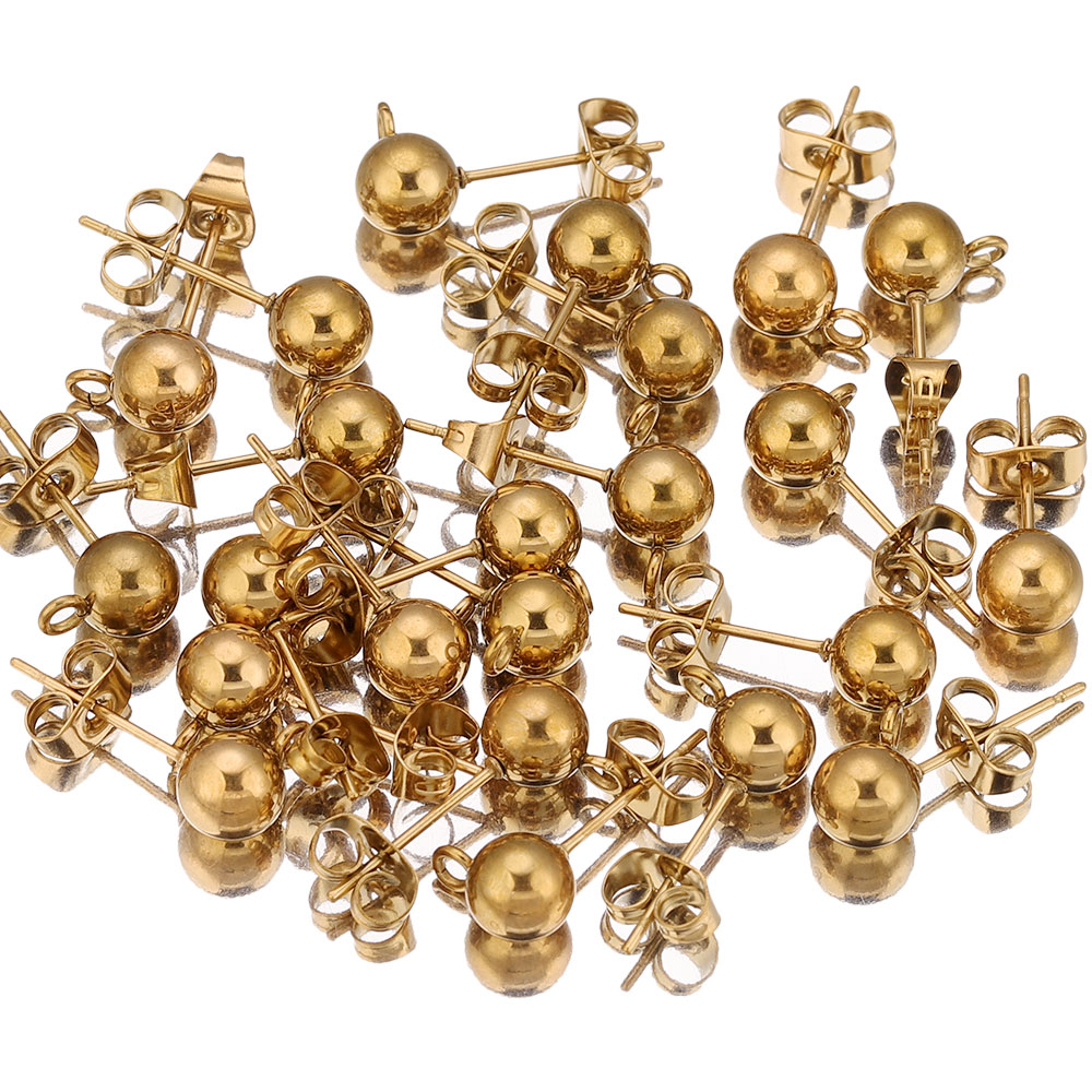 20 szt. Stal Nierdzewna 4 5 6  – Jewelry Making Loops recenzja i cena