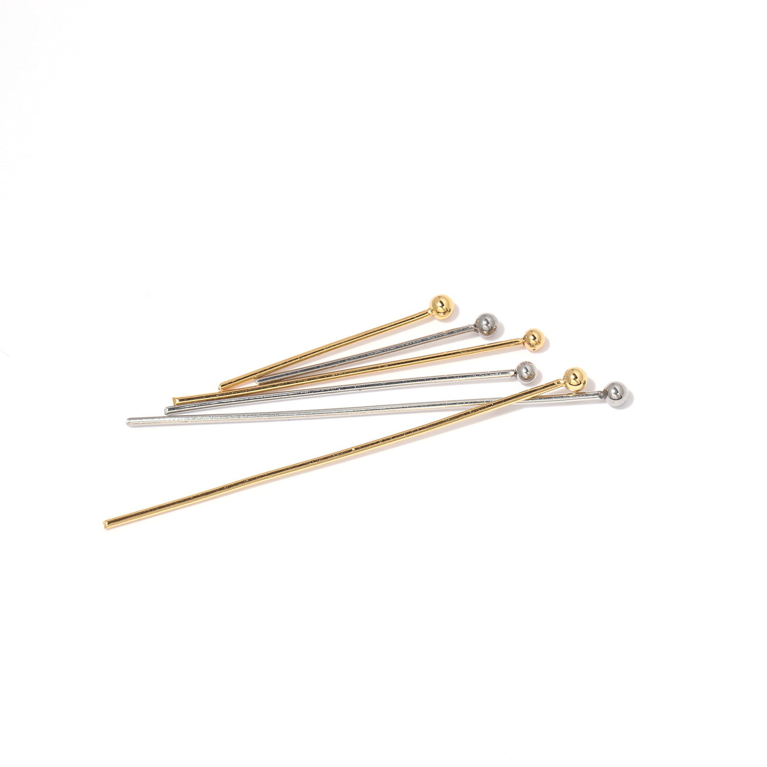 50pc metalowe zawieszki ze sta – Eyepin Ball End recenzja i cena