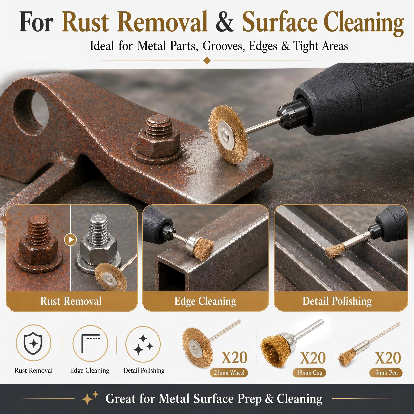 Zestaw 60 szt. szczotek z mosi – Jewelry Making Tools recenzja i cena
