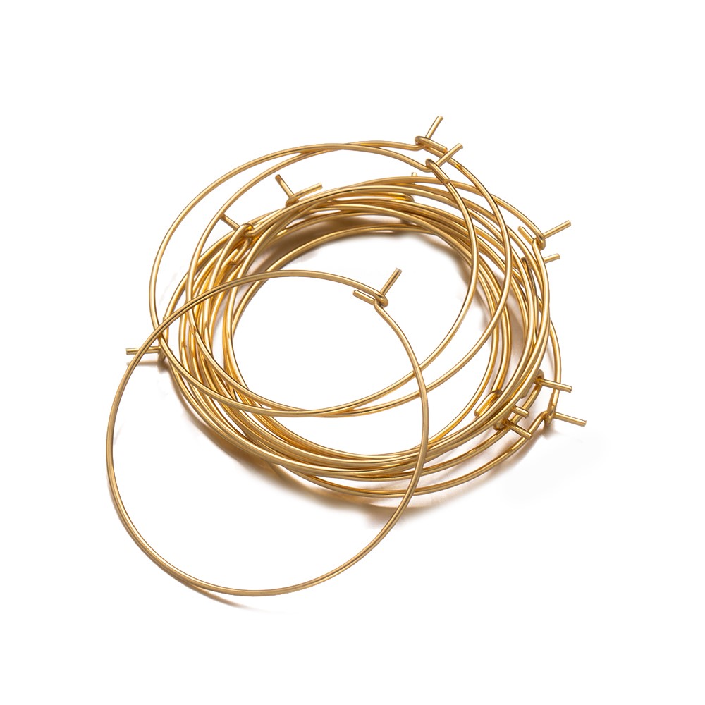 50 szt. Kolczyki koła ze stali – Jewelry Making Gold Wire recenzja i cena