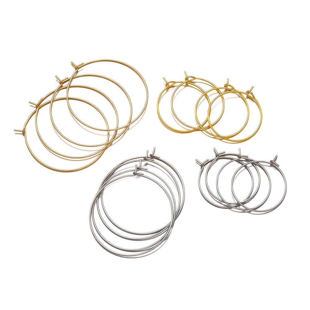 50 szt. Kolczyki koła ze stali – Jewelry Making Gold Wire recenzja i cena