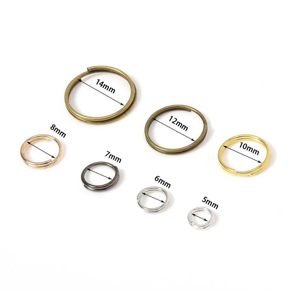 200 szt. Kółka do kluczy 5-14m – Jewelry Making Loops recenzja i cena