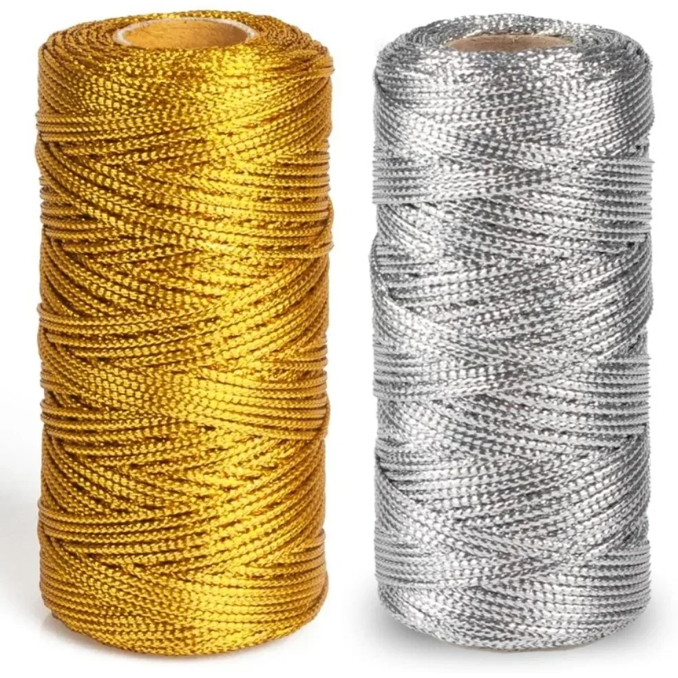 100M 1,5 mm sznurek makramowy  – Jewelry Making Gold Wire recenzja i cena