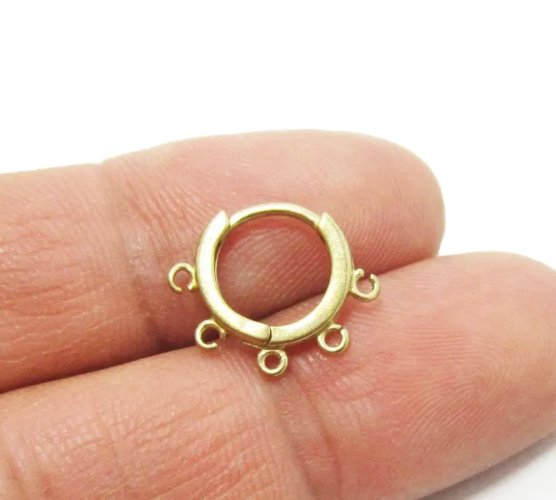 10 sztuk mosiężnych obręczy do – Jewelry Making Loops recenzja i cena