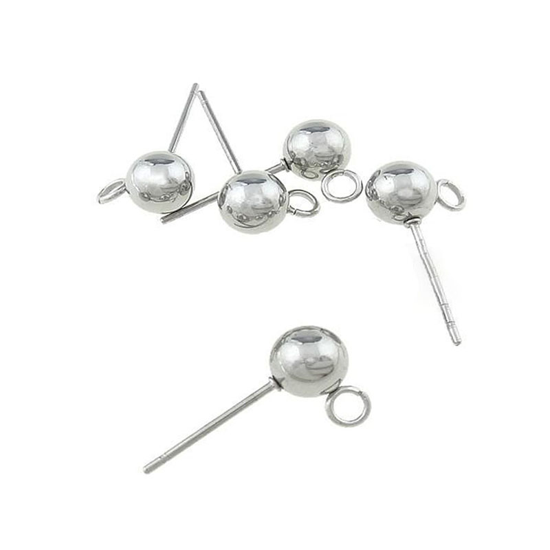 20 szt. Kolczyki sztyfty ze st – Jewelry Making Loops recenzja i cena