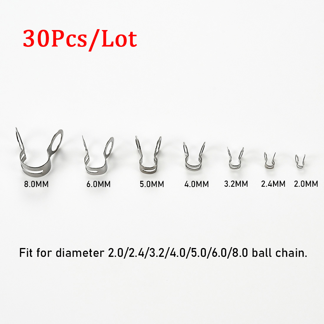 30 szt. Złączki do łańcuszków  – Jewelry Making Loops recenzja i cena