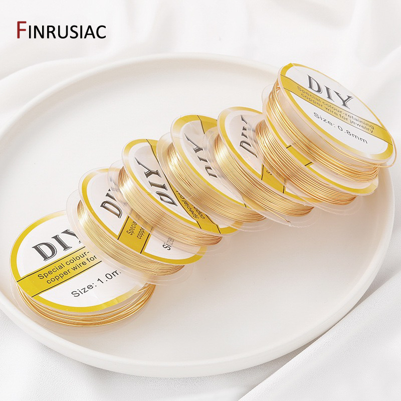 Drut miedziany platerowany 14- – Jewelry Making Gold Wire recenzja i cena