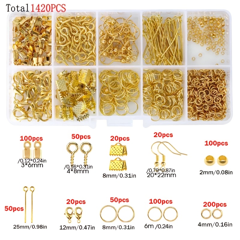 1420 szt. 1 pudełko Zestaw ele – Jewelry Making Tools recenzja i cena