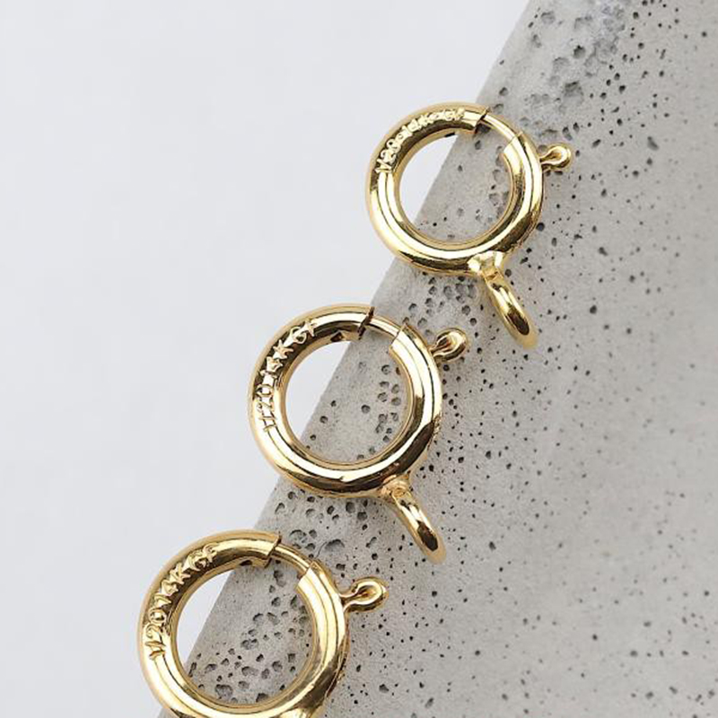 Złote zapięcia sprężynowe 14K  – Jewelry Making Articles recenzja i cena